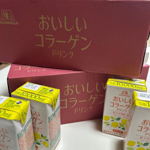 森永製菓コラーゲンドリンク 10000mg 複数パック 24本+レモン味 4本