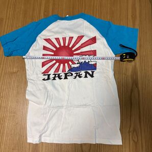 JAPAN ロゴ入りTシャツ ラグラン袖 富士山プリント