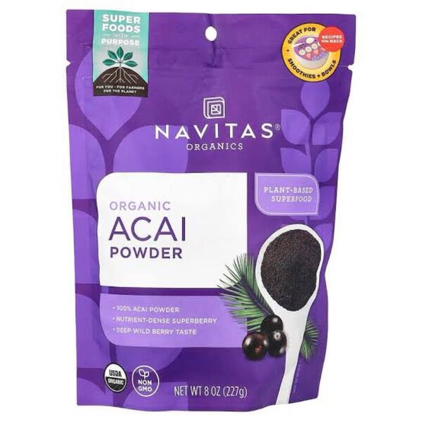 NAVITAS ORGANICS アサイー パウダー 227g ビッグサイズ
