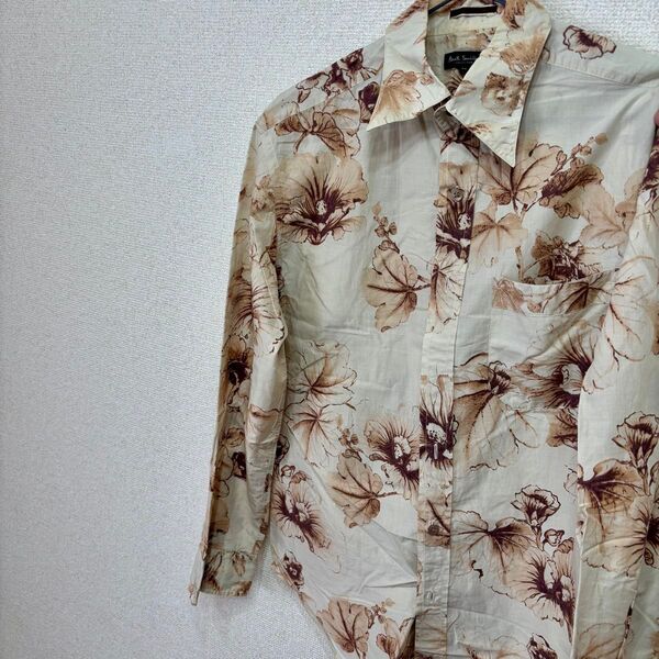 ■ Paul Smith collection シャツ 花柄 総柄 M ポールスミス 長袖