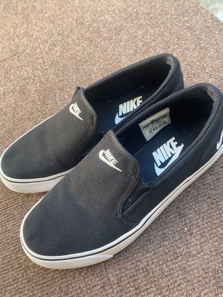 NIKE スリッポン シューズ ブラック 24.5cm