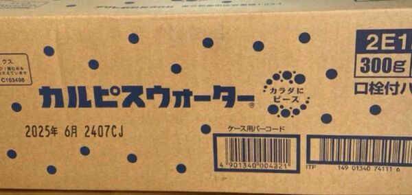 カルピスウォーター パウチ300g×30本 1ケース