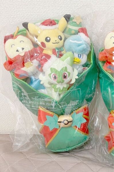 ぬいぐるみブーケ Paldea's Christmas Market 定価8,580円 ポケモンセンター ピカチュウ