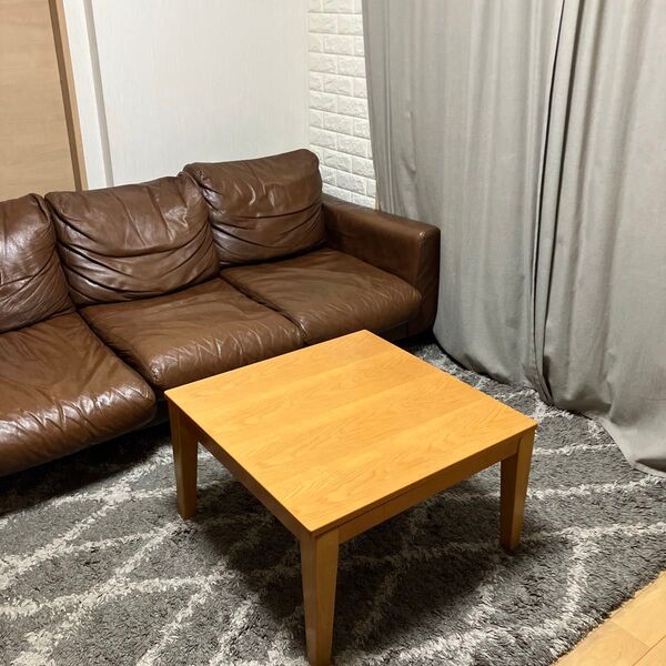 無印 こたつ ローテーブル コードなし