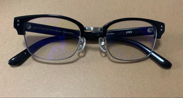 JINS メガネ ブルーライトカット MRF-16A-199V M PC12N-140C-34
