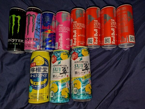 《11本まとめ売り》エナジードリンク 缶チューハイ レッドブル モンスターエナジー
