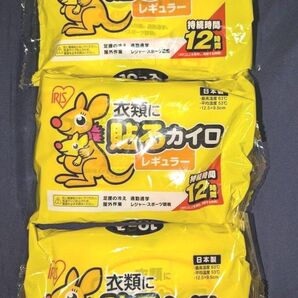 《30枚》アイリスオーヤマ 貼るカイロ レギュラーサイズ 10枚入×3 使い捨てカイロ 腰痛 肩こり レジャー スポーツ観戦