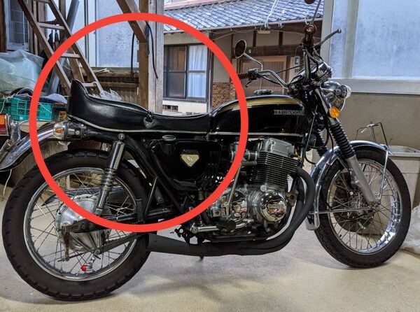cb750four k0シート 段あり ミスティ