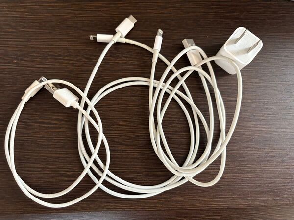 アップル Apple USB充電器 ACアダプタ USBケーブル ライトニングケーブルUSB-C