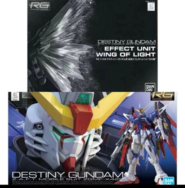 段ボール梱包 RG 1/144 デスティニーガンダムと翼