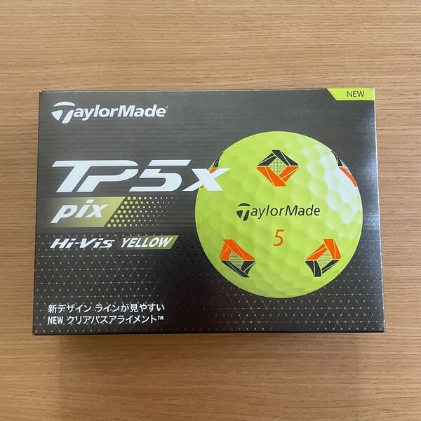 テーラーメイド TP5x pix イエロー STRIPE ストライプ 2024年モデル TailorMade ゴルフボール
