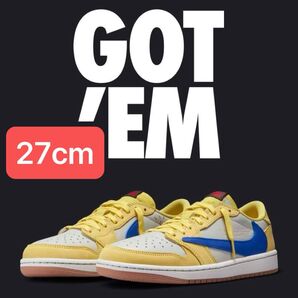 Travis Scott × Nike WMNS Air Jordan 1 Retro Low OG "Canary"