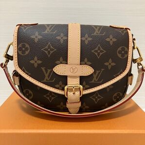 定価41万5千円 Louis Vuitton ソミュールbb ショルダーバッグ モノグラム ハンドバッグ ソミュールbb 斜め掛け