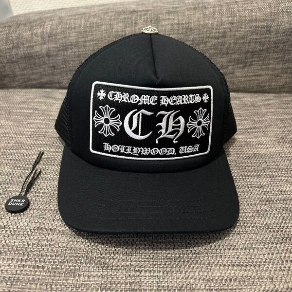 CHROME HEARTS トラッカーキャップ ブラック