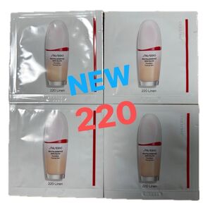 SHISEIDO エッセンススキングロウファンデーション 220 Linen 4包