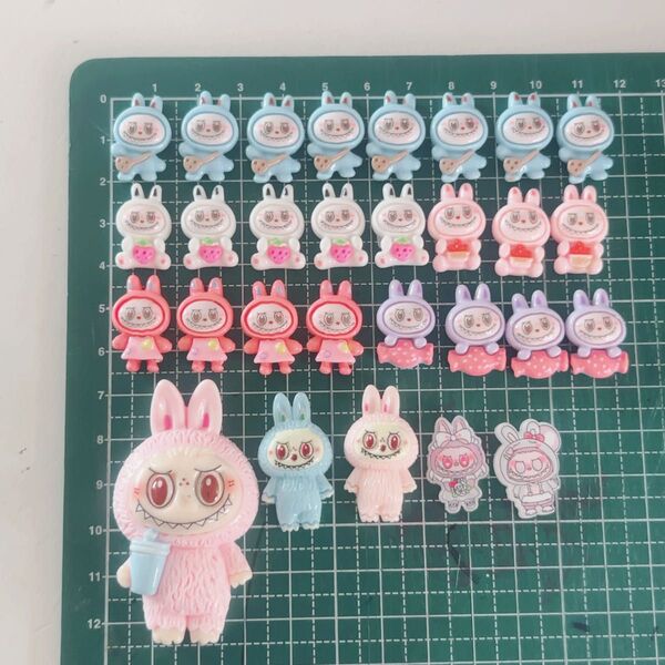 ラブブ デコパーツ ネイルパーツ ネイパ デコパ LABUBU