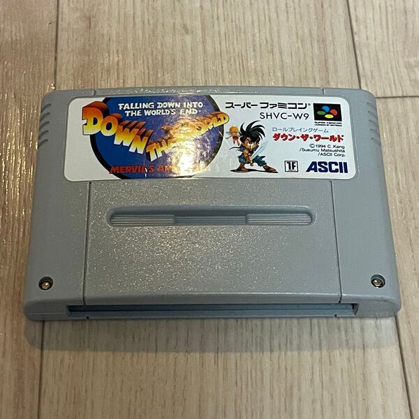 スーパーファミコン ダウンザワールド SFC ソフトのみ 端子清掃済み