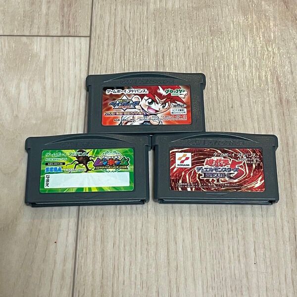 ゲームボーイアドバンス 遊戯王5 ベイブレード2002 ムシキング セット GBA ソフト
