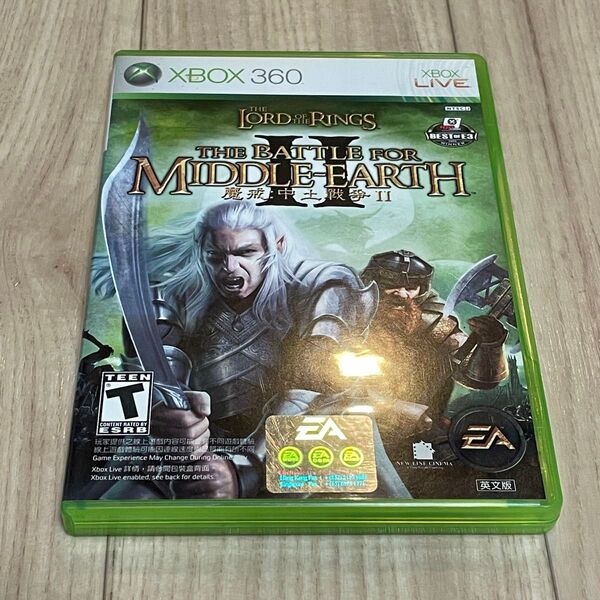 海外版 XBOX360 THE ROAD OF THE RINGS THE BATTLE FOR MIDDLE-EARTHⅡ