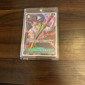 【美品】ワンピースカードゲーム師弟の絆 ジュラキュール・ミホークOP12-030 SR パラレル