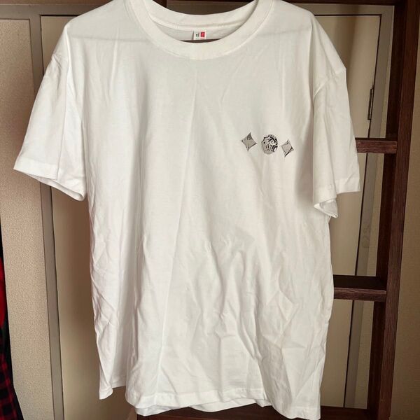 メンズ Tシャツ 白 青 LVロゴ 3XL 未使用品