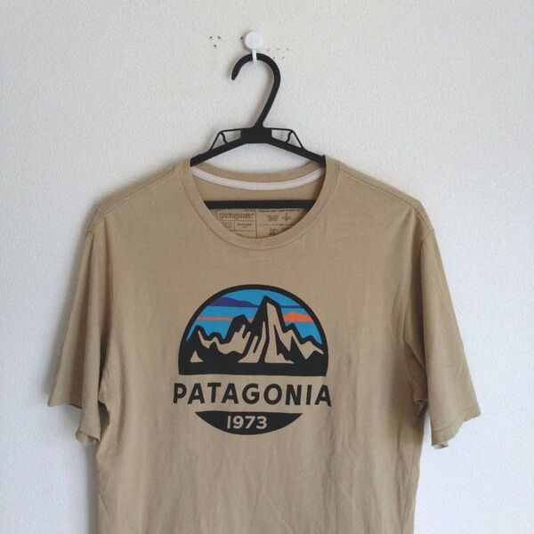 Patagonia パタゴニア ベージュ Tシャツ 半袖 patagonia カットソー コットン unisexLmen's S