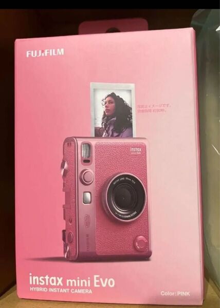 富士フイルム ハイブリッドインスタントカメラ instax mini Evo ピンク 2台セット