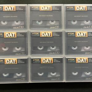 DATテープ 120分 x 9本 TDK DA-R120(後期ケース)