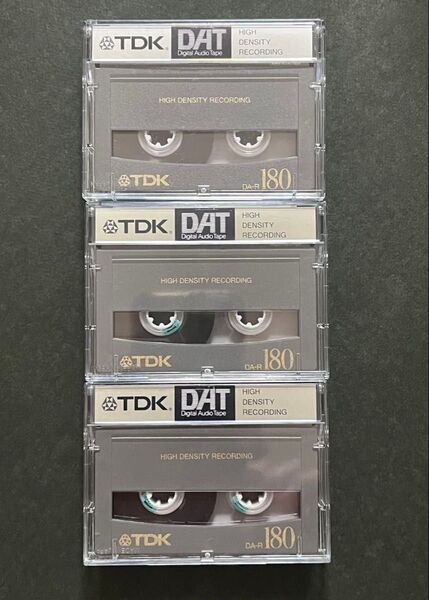 DAT テープ TDK 180分 x 3本 DA-R180 録音用デジタル オーディオ
