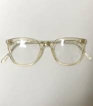 処分価格 未使用】1986年 l.a. Eyeworks Frame France フレームフランス 透明メガネ 2dot エルエーアイワークス / ヴィンテージ_画像9