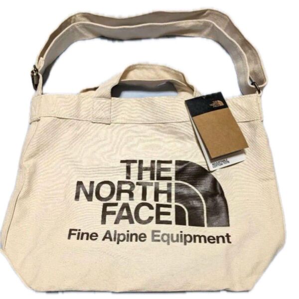 THE NORTH FACEザノースフェイス キャンバスコットントートバッグ大きめ 2WAY ノースフェイス ショルダーバッグ新品
