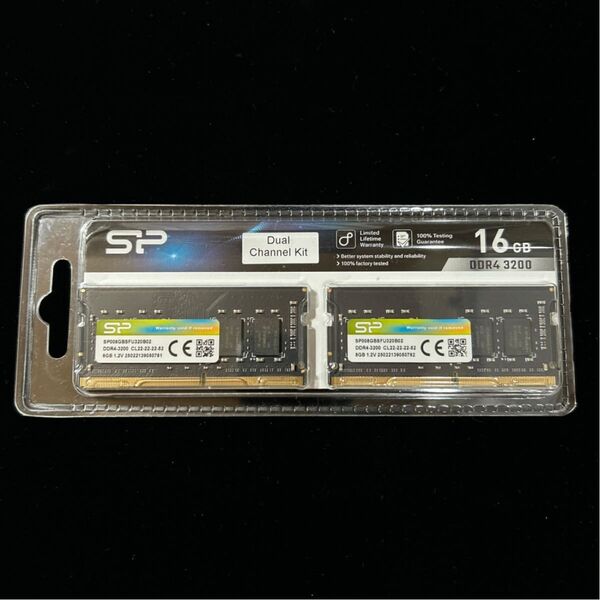 Silicon Power DDR4-3200 16GBメモリ(8GB×2枚)
