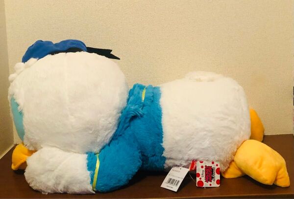 ドナルドダック 寝そべりMAXジャンボぬいぐるみ 約70cm 新品未使用 タグ付き ディズニー TDL 東京ディズニーランド