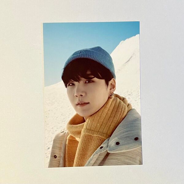 BTS WINTER PACKAGE 2021 ウィンパケ 公式 フォト PHOTO 生写真 1枚 SUGA ユンギ