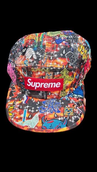 Supreme AOI Embroidered Camp Cap