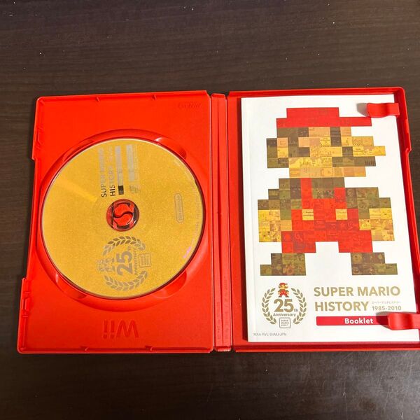 Wii スーパーマリオヒストリー 25周年記念 限定版 ゴールドディスク ブックレット付き サウンドトラック CD