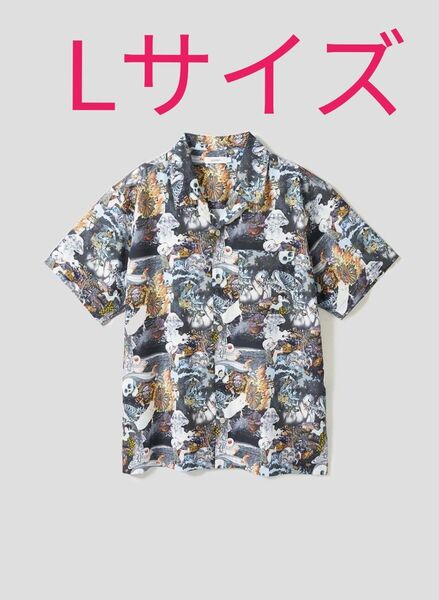 【新品即発送】L 妖怪大集合 鬼太郎 ビッグシルエット graniph 半袖シャツ グラニフ