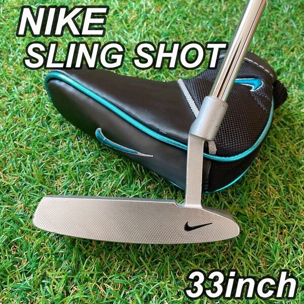 【美品】希少 NIKE ナイキ スリングショット パター 33インチ SLING SHOT メンズ ヘッドカバー