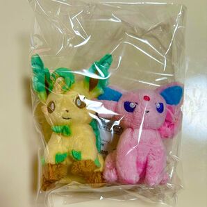 ポケモンセンター カラビナ付きマスコット リーフィア エーフィ ぬいぐるみ