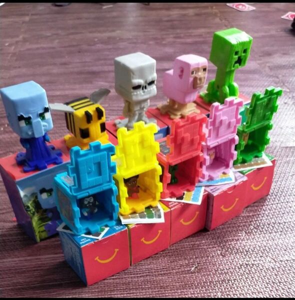希少すぎる! マインクラフト マイクラ マクドナルド ハッピーセット 皆知らないコンプリート なんと10個セットダブり無し