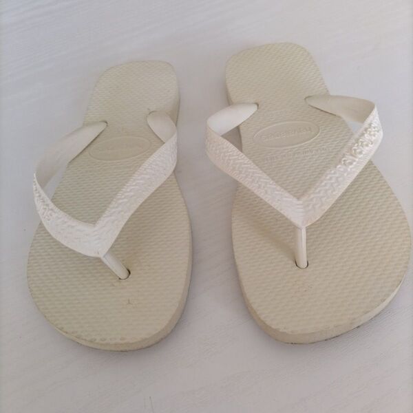 Havaianas ホワイト ビーチサンダル