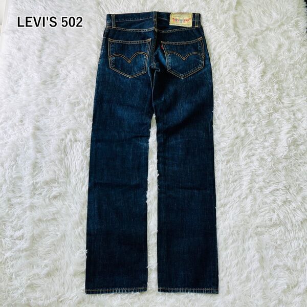 【良品】リーバイス LEVI'S 502 RED TAB ストレートデニムパンツ USED加工 W29L34 ジーンズ ジーパン