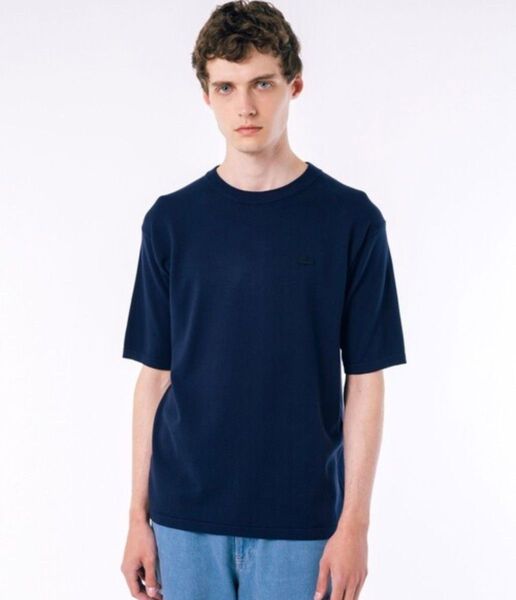 LACOSTEラコステ tシャツ ハイストレッチコットンニット半袖Tシャツ サイズ5