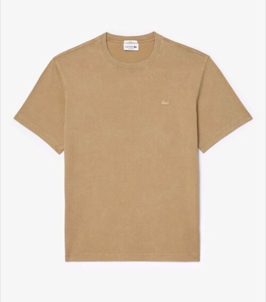 ラコステLACOSTE ヘビーウェイト エッセンシャル ウォッシュド加工 半袖Tシャツ サイズL