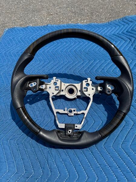 REAL55ブラックウッド トヨタ ハンドル TOYOTA