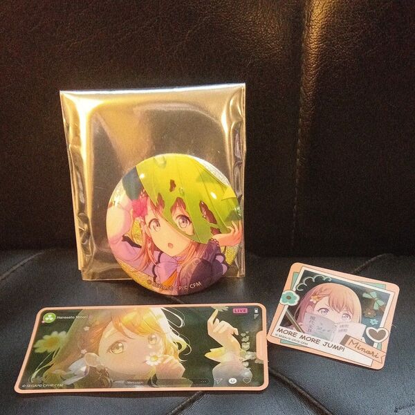 プロセカ 花里みのり グリッター 缶バッジ イベントイラスト コレクション vol.28 B メモステ vol.5 A