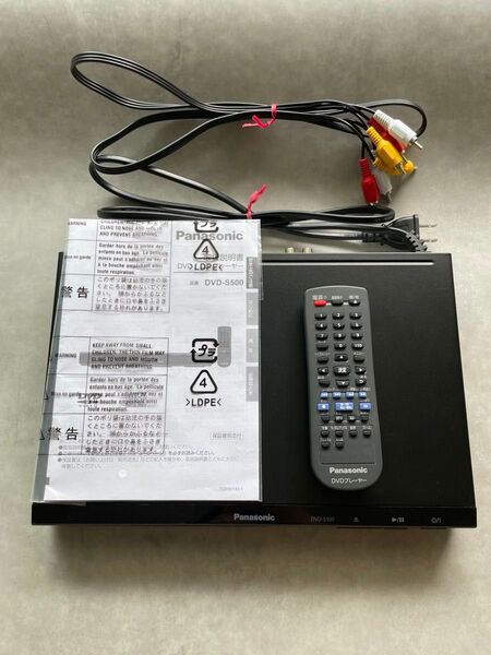 Panasonic DVDプレーヤー DVD-S500 リモコン付き