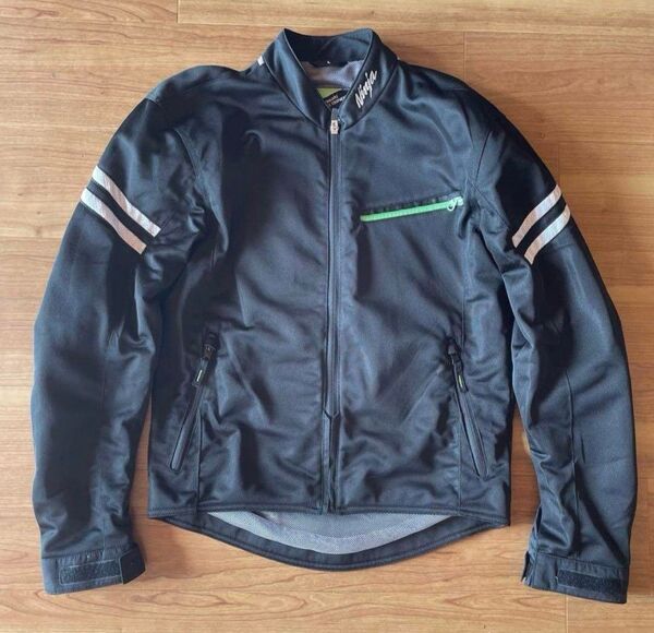 【早期購入希望】 Ninja Kawasaki カワサキ ブラック バイクジャケット L