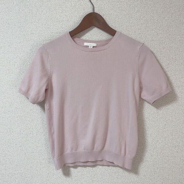 H&M ピンクニット サマーニット プルオーバー ピンク エイチアンドエム
