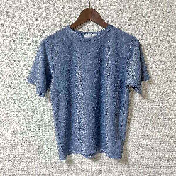 SENSE OF PLACE URBAN RESEARCHクルーネック半袖シャツ Tシャツ ラメ